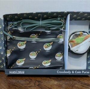 Disney Star Wars: The Mandalorian Crossbody Handbag and Coin Purse Gift Set